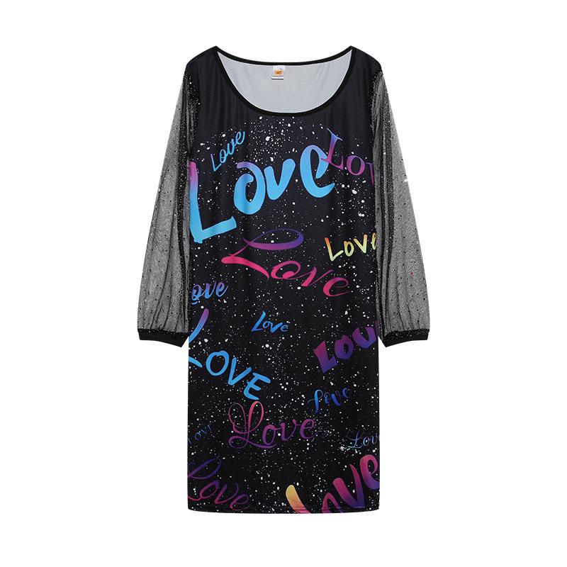 

Женское платье-сетка с пайетками, весна 2024 г. M