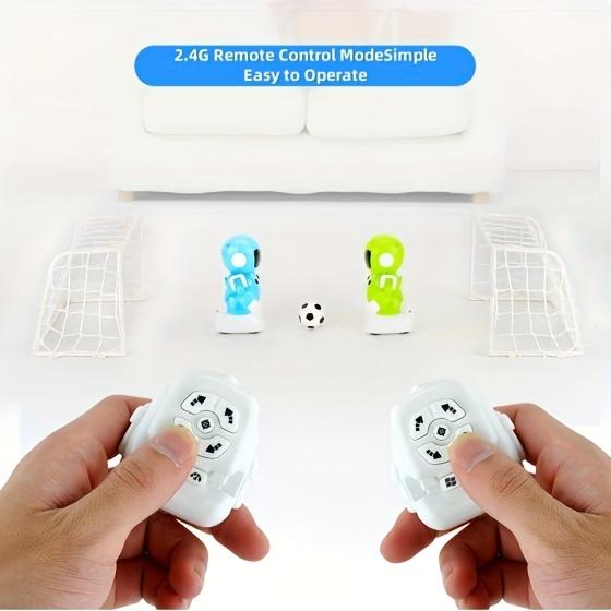 1pc Kids Soccer Match Remote Control Smart Robot Interactive Toy Electric Gift for Boys/Girls,Dual Player Singing Dancing Educational Toy,Soccer Toy