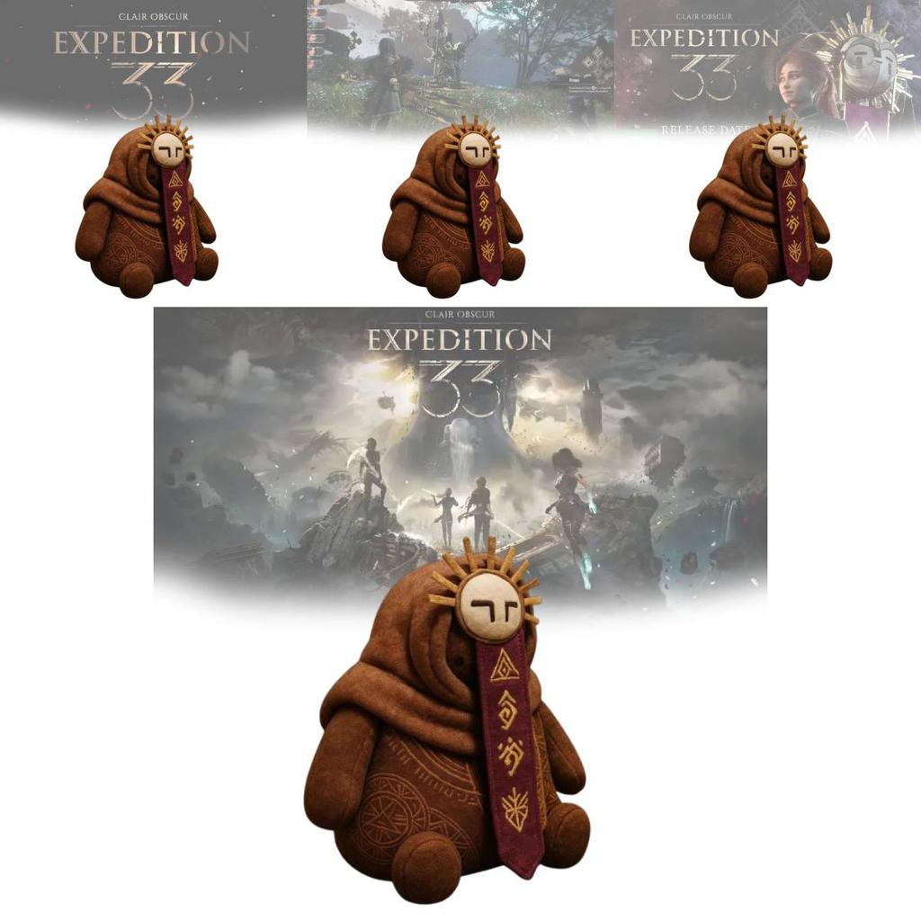 Expedition33 Esquie Plush Toy Animal Figure With Pp Cotton Fill For Collectors
