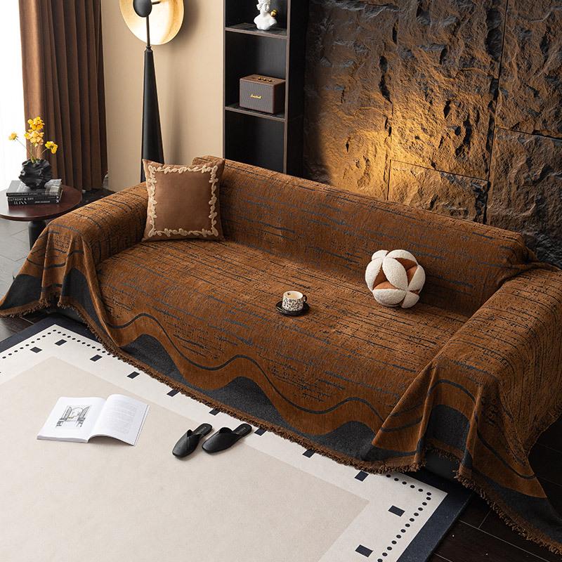 Чехол на диван из велюра двусторонний - Универсальный противоскользящий защита на весь год 180130 cm 2180₽