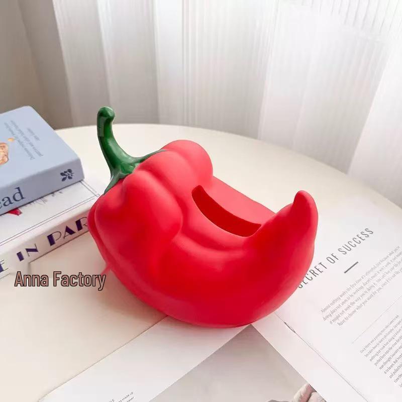 2026 Cute Cartoon Silicone Tissue Box and Ornament for Living Room