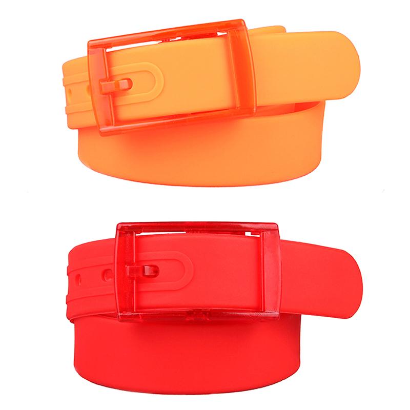 Candy Type  Men And Women Lovers General Belt Silica Gel Belt Plastic Bel