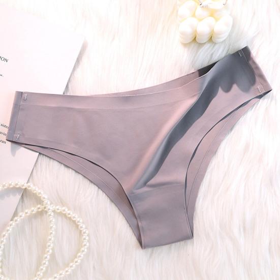 Braguitas para Mujer Sin Costuras Cintura Media Seda de Hielo Buena Transpirabilidad Color Sólido