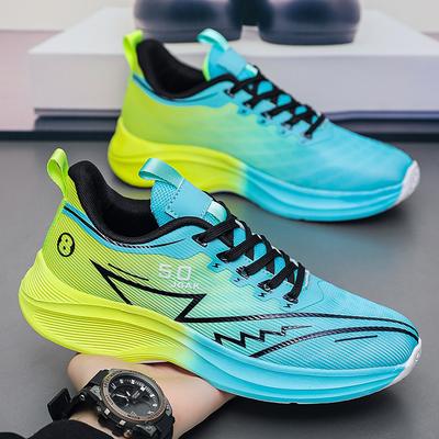 Summer Large Size 50 Lightweight Shock Absorption Casual Running Shoes Running Shoes Mesh Breathable Ultra-light Technology Sports Shoes Men