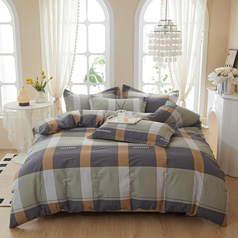 Fresh Floral Duvet Cover Set 100% Cotton Garden Style Pattern Queen Size Bedding Set Quilt Cover with Pillowcases for All Season