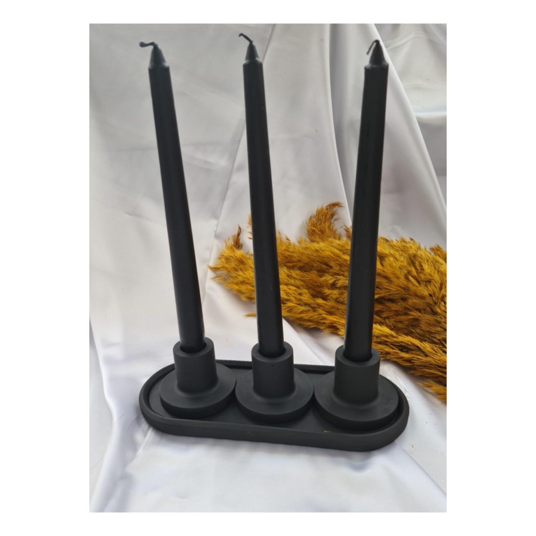 

FLQUE 3-Set Бетонный подсвечник, подсвечник, подсвечник подсвечник, подсвечник подсвечник декоративный объект