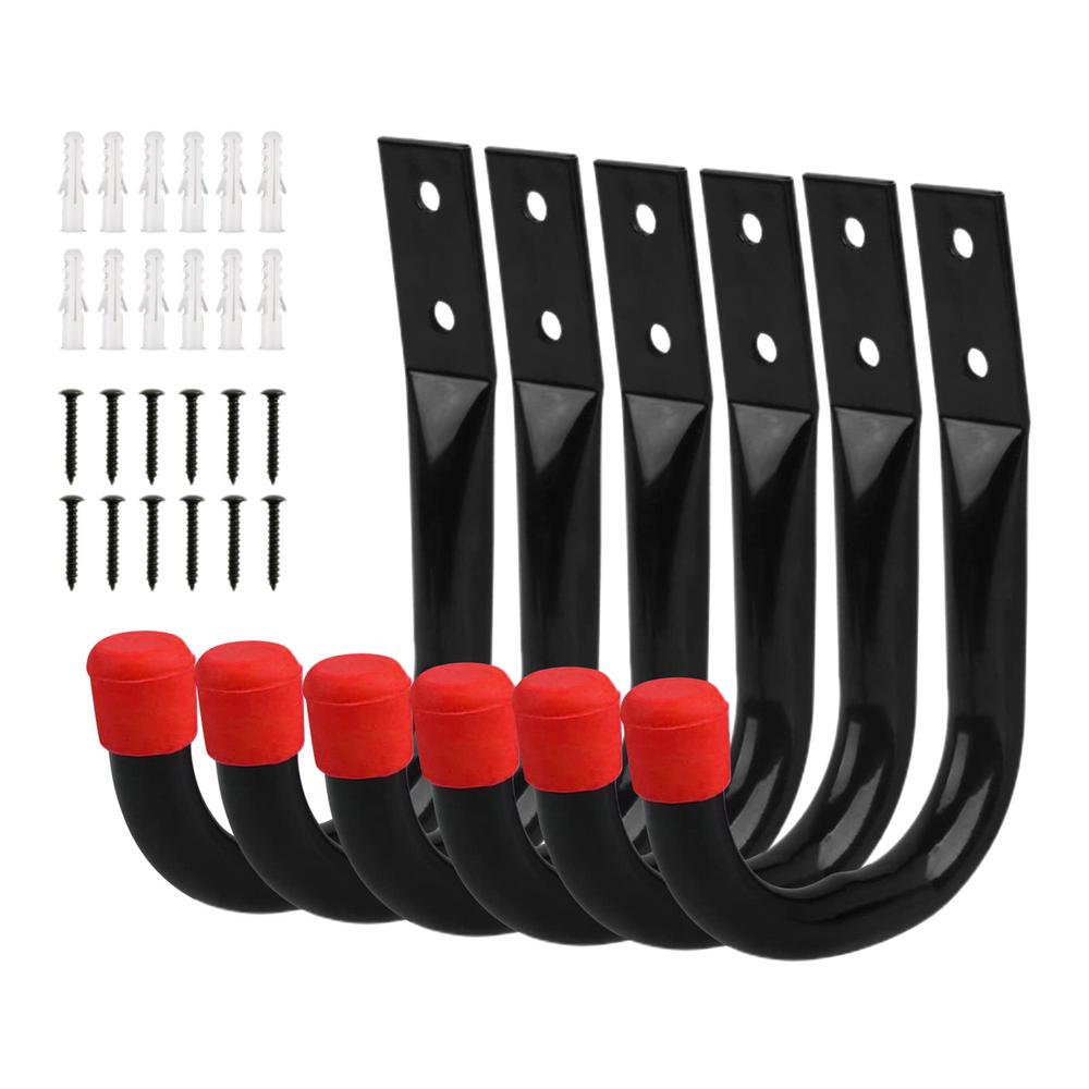 6PCS/Set Bike Wall Mount Hooks Bicycle Support MTB Road Bike Parking Hanging Holder Stand For Cycling Bike Accessories