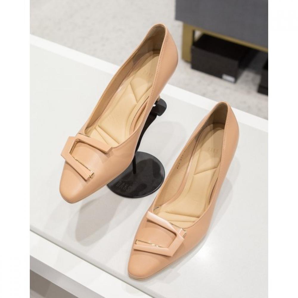 DakS Women S Heel One Point Decor dlS313 IVORY (LS35)/255mm