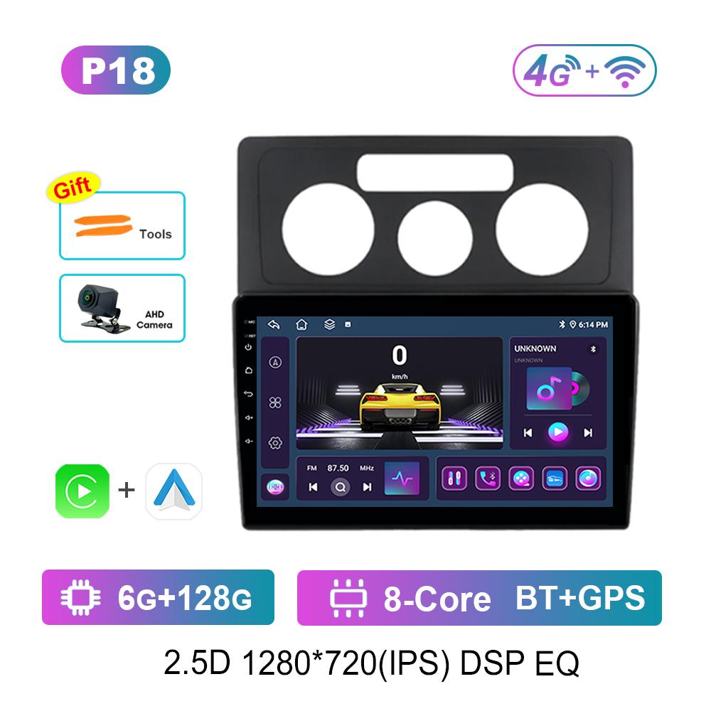 Video Multimedia Player Android Car GPS Navi 10 '' for VW Volkswagen Caddy 2K 3 2004 - 2010 Carplay WiFi Touch Screen Bluetooth