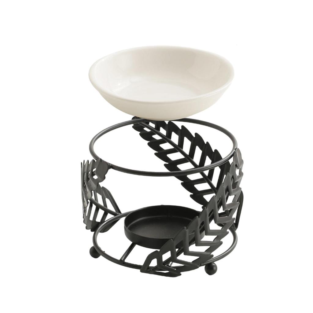 Ceramic Oil Burner Candle Holder for Romantic Home Ambiance