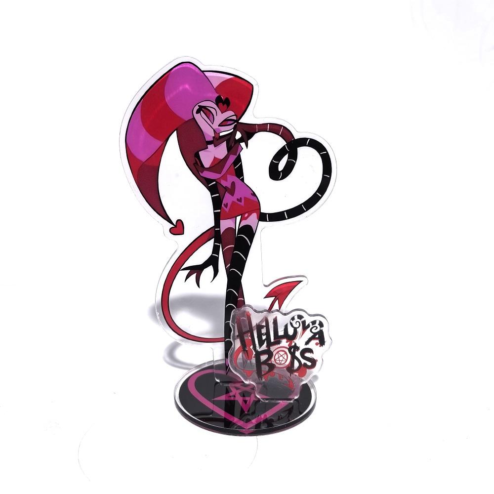 Anime Figure Acrylic Stand Model Plate Alastor Fizzarolli Angel Desk Decor Standing Sign Game Fans Gift Ornaments Stand Model