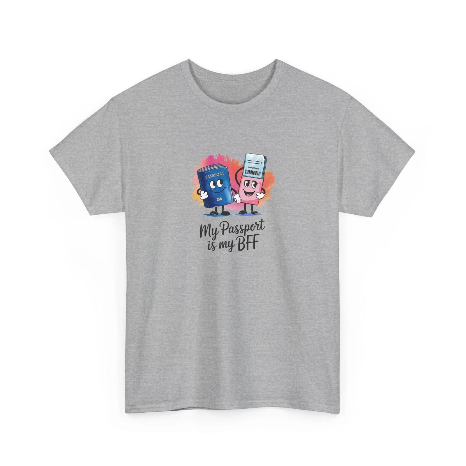 

Travel Meme T-Shirt | Funny Passport Tee | Viral Internet Humor M