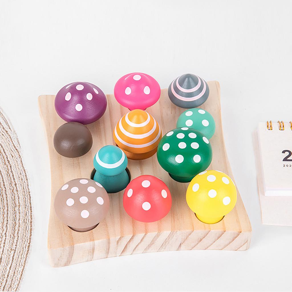 Wooden Counting Game Fun Number Size Children's Educational Early Education Toy Small Gift