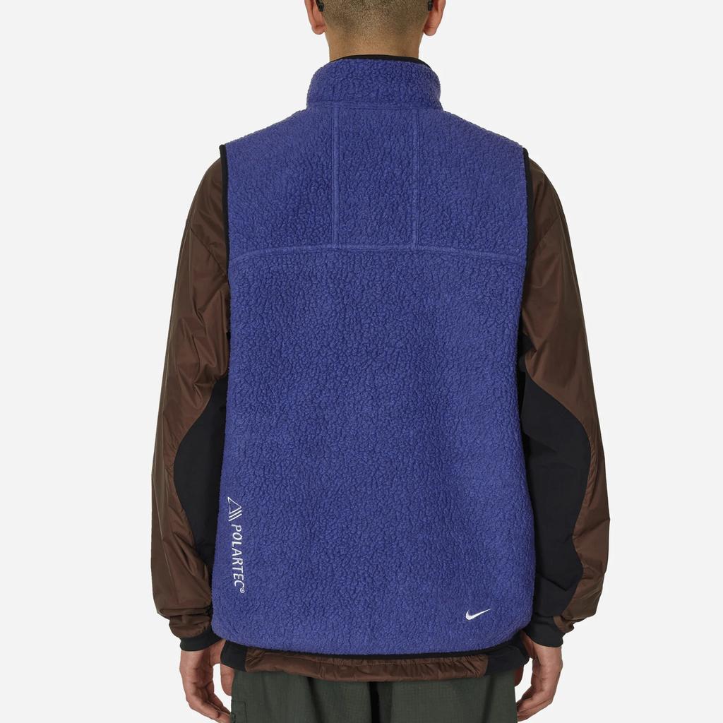 Nike ACG Series Arctic Wolf Color Block Stand Collar Zip Casual Vest Men Vests Purple FN2448-510
