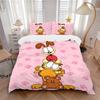 Garfield Friends Print 3Pcs Bedding Setduvet Cover With 2 Bedropillowcase Home Birthday Gift