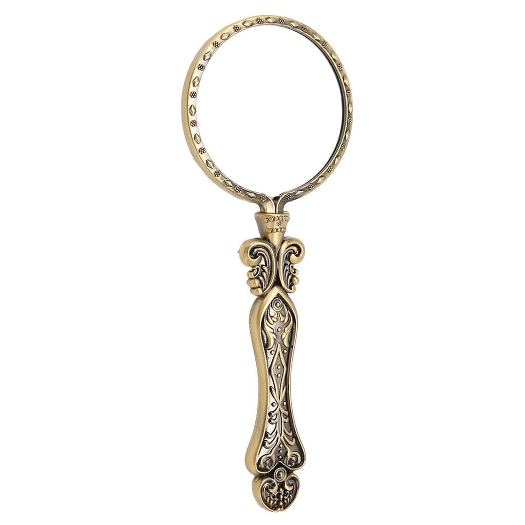 3X Retro Lupa Ruční Přenosná Vynikající Lupa pro Studenty Seniory Čtení