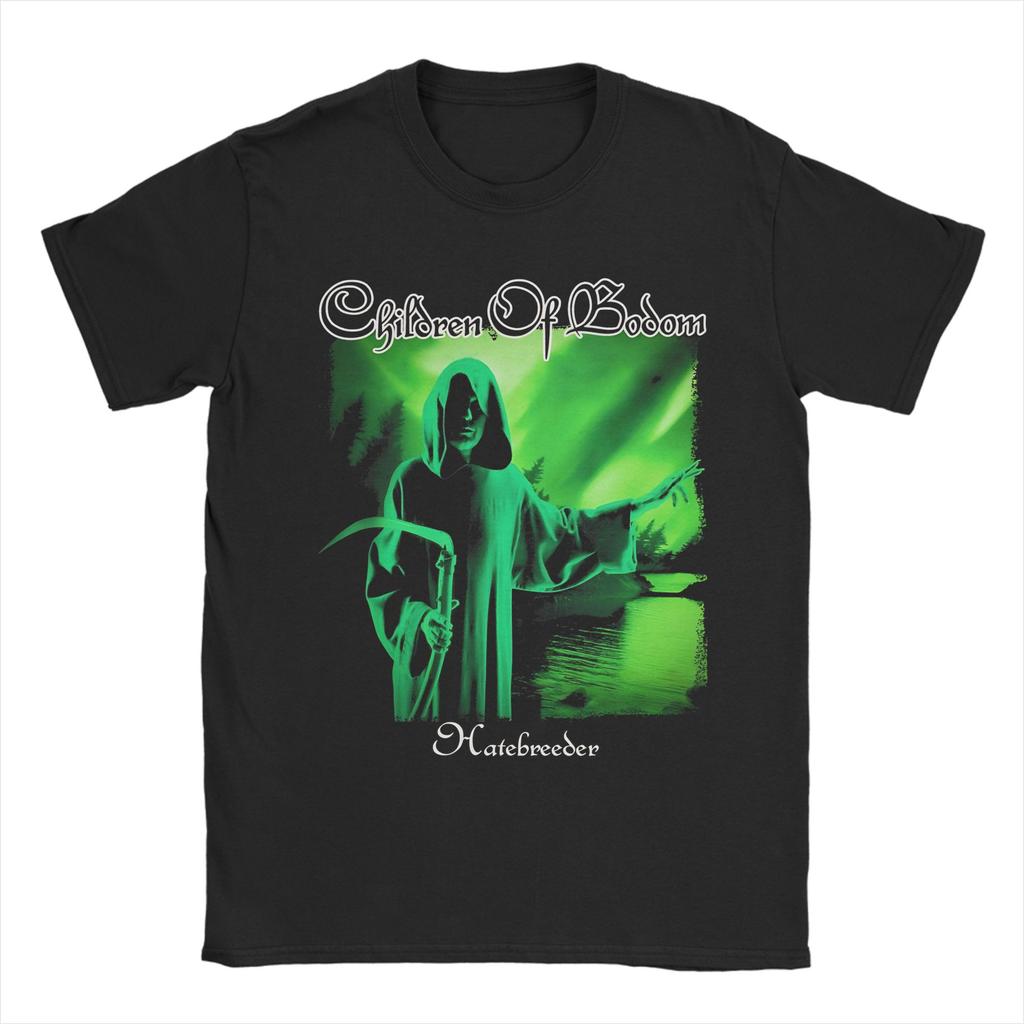 Children of Bodom T-shirts Unisex Katoen Grappige T-shirts Ronde Hals T-shirt Korte Mouw Kleding Cadeau Idee
