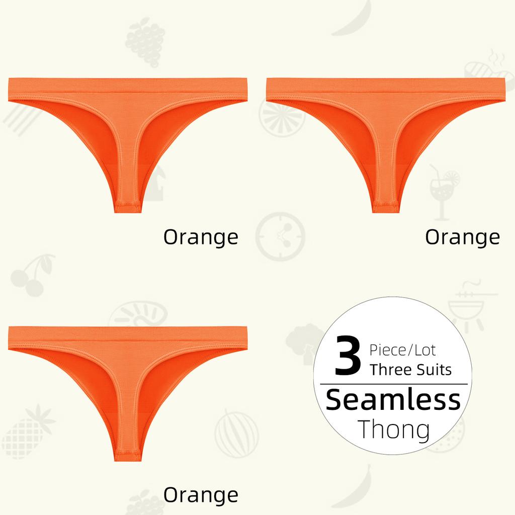 Low Waist Sexy Women Panties, Low Rise Thong Panties, Seamless T Back Women's Underwear #JS001