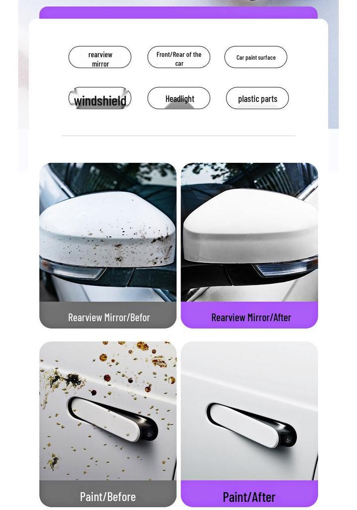 Car Surface Stain & Sap Remover – Strong Cleaner for Windows & Paint
