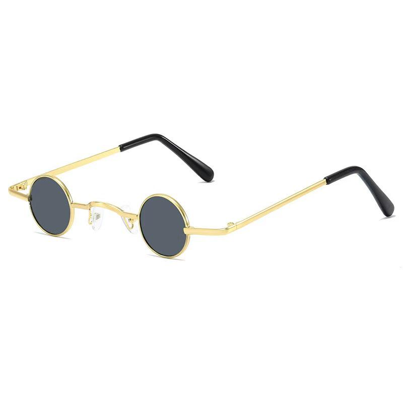 Retro ROC Small Round Prince Mirror Punk Mini Hip Hop Sunglasses