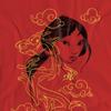 Mulan Womens/Ladies Breezy Mushu Illustration T-Shirt