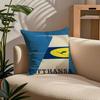 Lufthansa Airlines Pillow Case Comfort Sofa Bed Silky Elegant Invisible Zipper Custom Decorative Cushion Cover