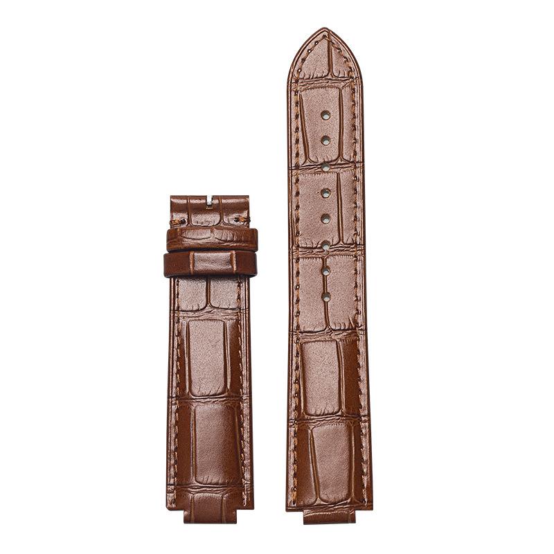 Blue Balloon Uhrenarmband aus echtem Leder für Damen und Herren, wasserdicht, hochwertiges Rindsleder, konvexe Oberfläche