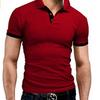Herren T-Shirts Kurzarm-T-Shirt Fitness Muskel Jogger Bodybuilding Schnelltrocknendes T-Shirt Männliche Sportbekleidung Übergroße Oberteile POLO