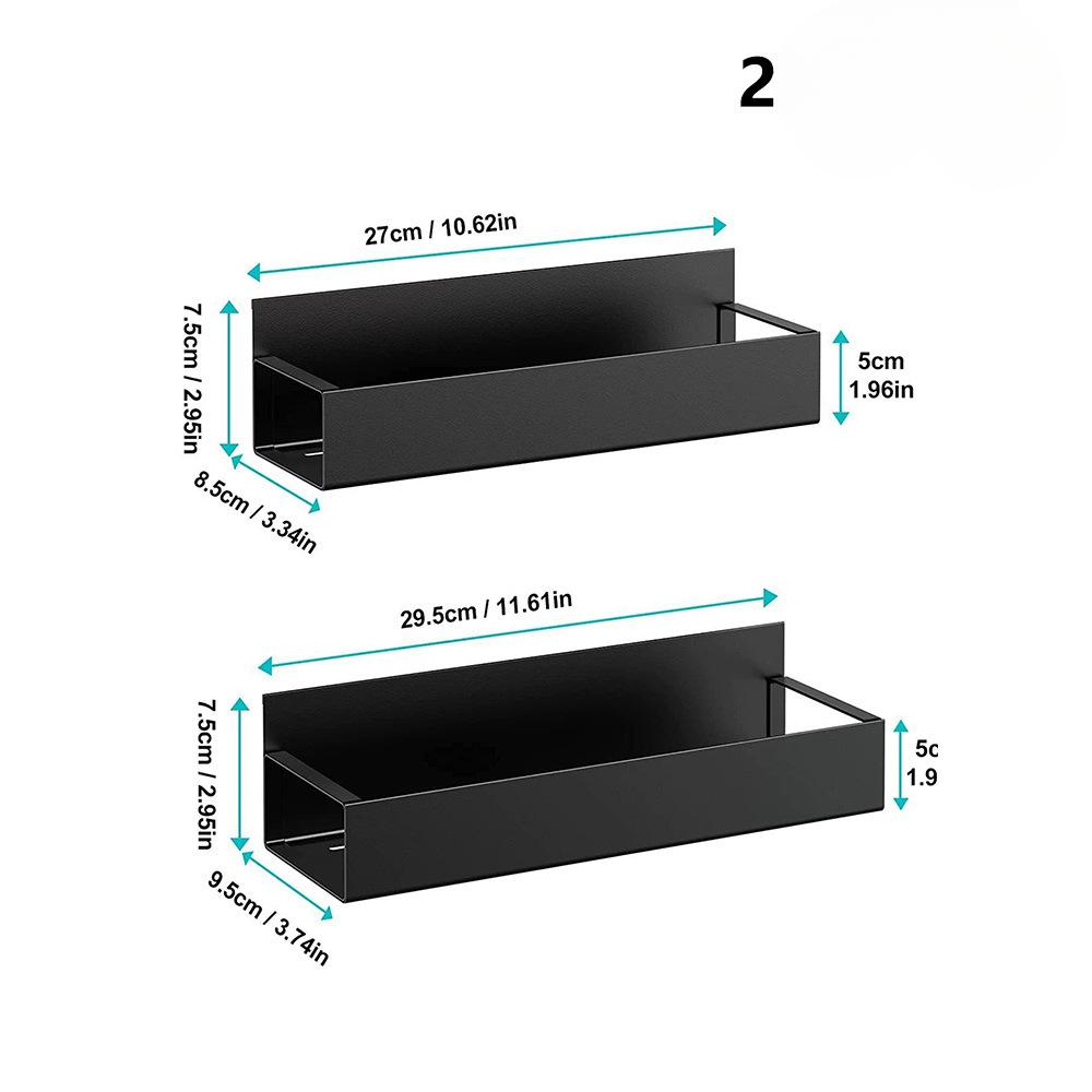 

Магнитная полка для специй на холодильник - Кухонный органайзер без проколов 27*8.5*7.5