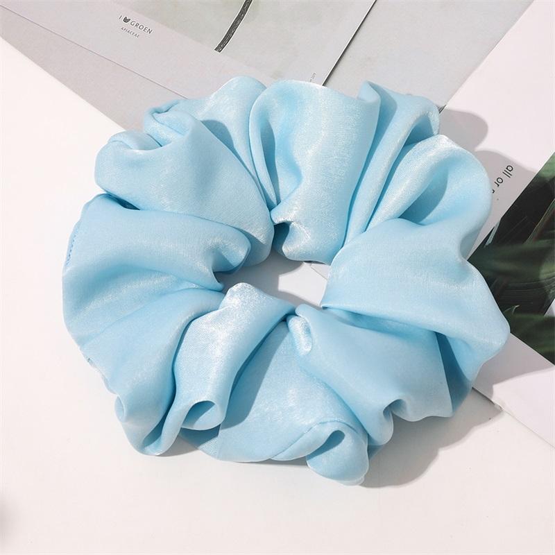 Fashion Velvet Scrunchies Women Elastic Hair Band Elegant Colorful Solid Color Large Scrunchie Girls Hair Accessories Headwear