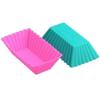 10 PCS Random Color Chocolate Cake Mold Rectangular Silicone Soap Mold Creative Design Diy Household Kitchen Baking Supplies