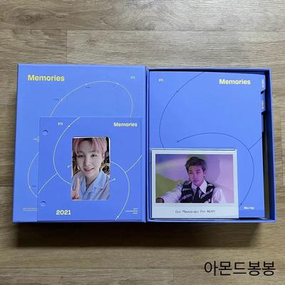 BTS 2021 Memories Blu-ray Glossy Sugar Poka Full Set Used