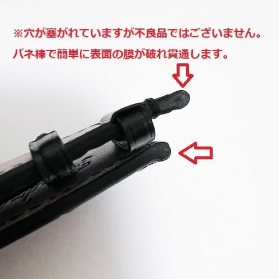 King Breguet Compatible Watch Embossed Crocodile Leather [Import Original] Band, Strap, Black, 21/16mm, Non-Original