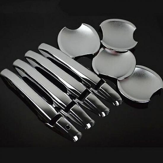 Chrome Door Handle Cover Bowl Cover Trim For Honda Civic FD 2007-2011 Gen 8th G8