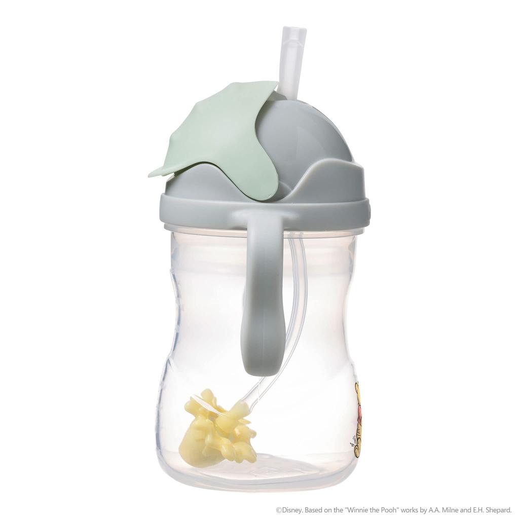 Straw Drink from Any Baby Gift Sippy the 1 b.box (B-box) Leak-Proof Mug, Angle, [Authentic b.box Product] [Disney Cup] (Winnie Pooh, Cup)