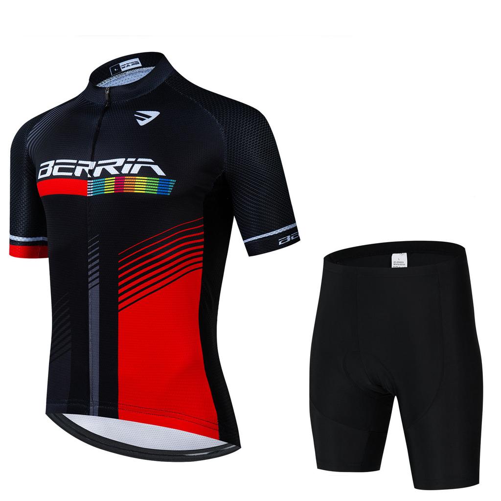 Cycling Suit Men's and Women's Summer Short-sleeved Road Bike Mountain Bike Breathable Bicycle Suit 2026 Summer Breathable Cycling Suit