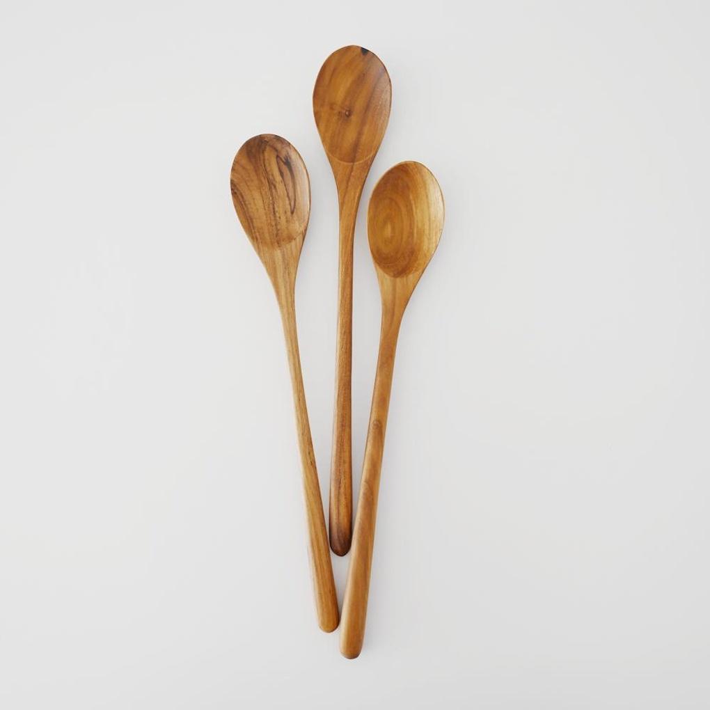 Romwood Indiantique Wooden Frying Spoon