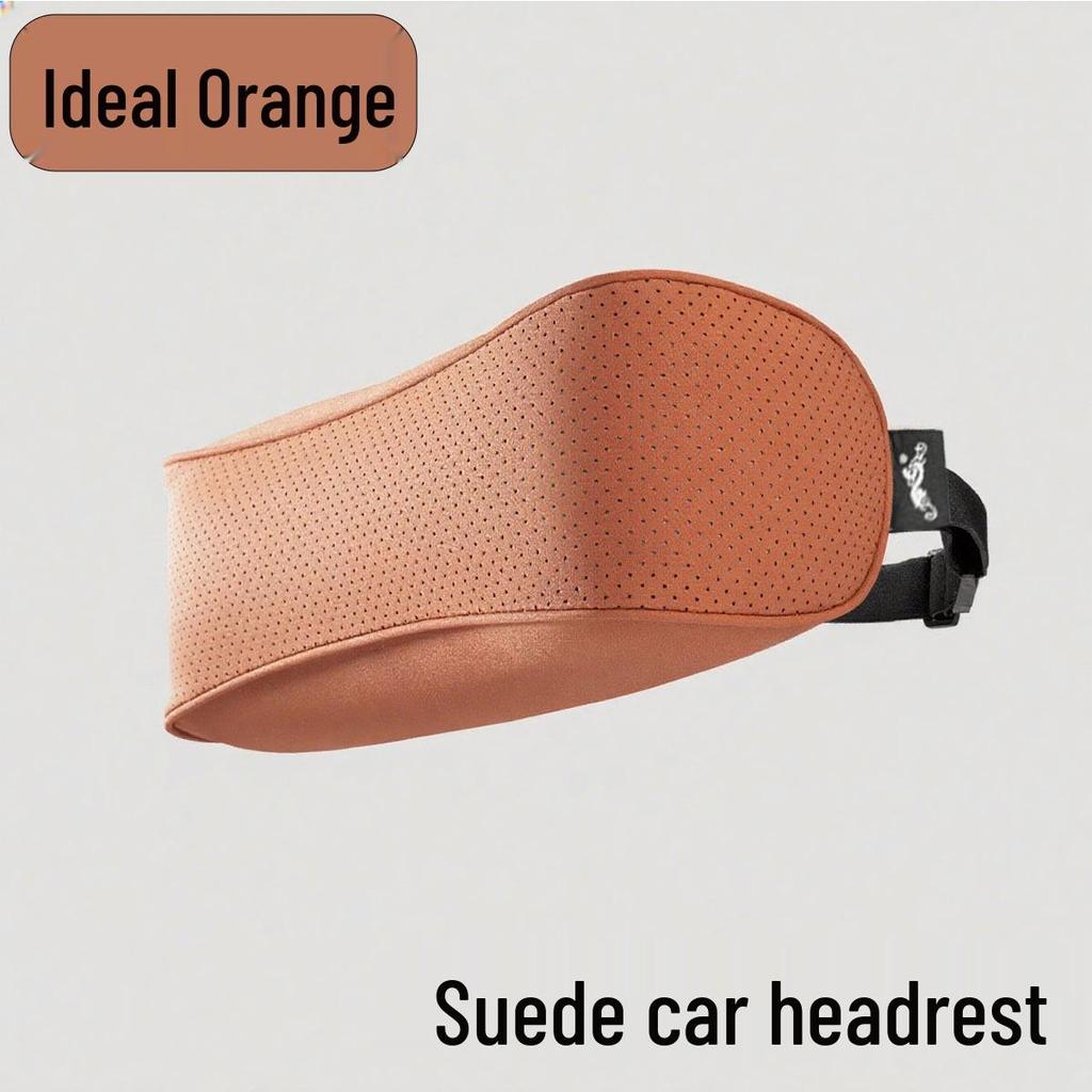 Car Seat Backrest & Neck Support Pillow Set - Unisex Breathable Lumbar & Headrest Cushion