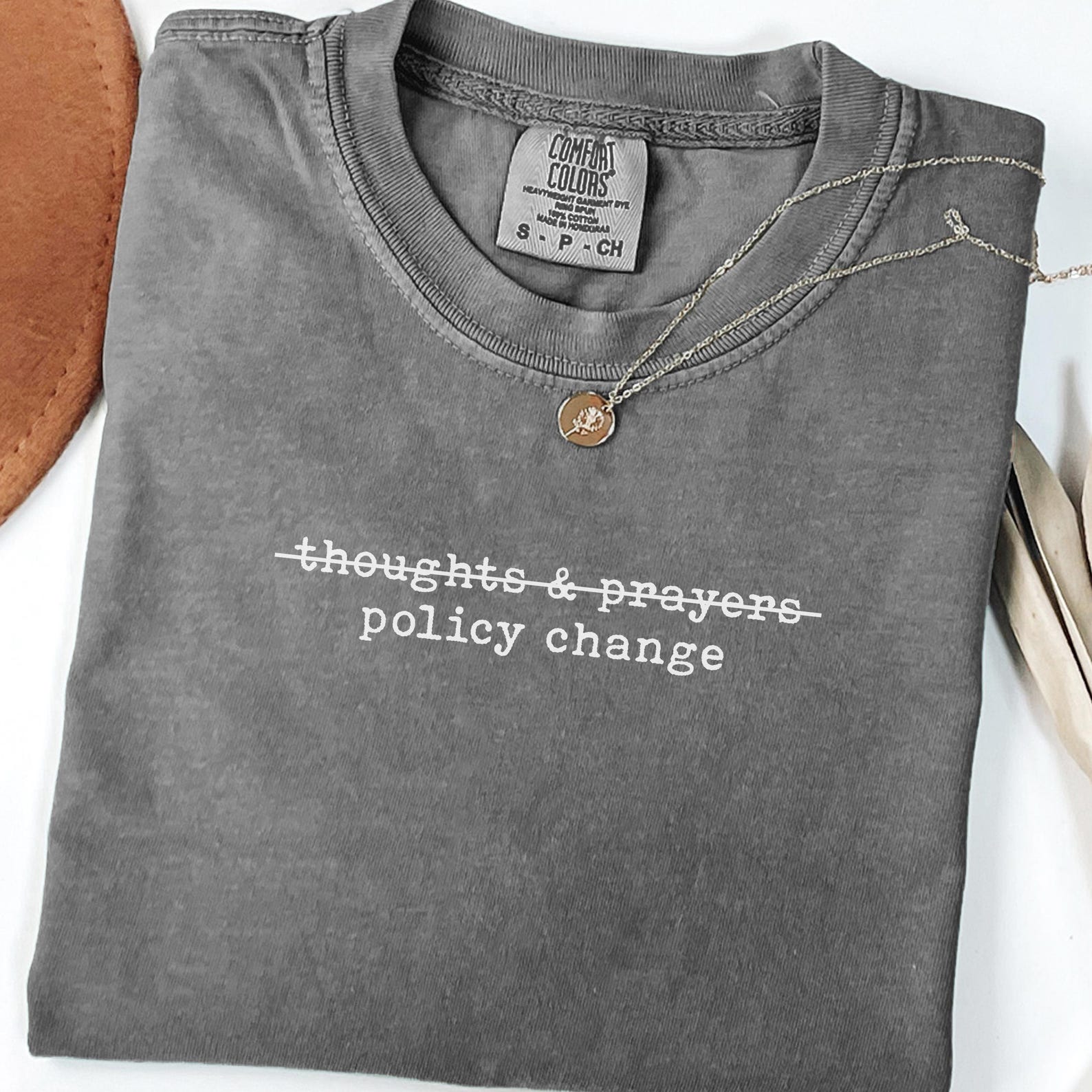 Thoughts and Prayers Policy and Change Shirt, Social Justice T-Shirt, Civil Rights, Gun Reform, Reproductive Rights, Equality, Protest Tee 4XL