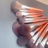 M Series Makeup Brush Set: Powder, Blush, Eyeshadow, Nose, Eyebrow, Blending, Contouring Brush.
