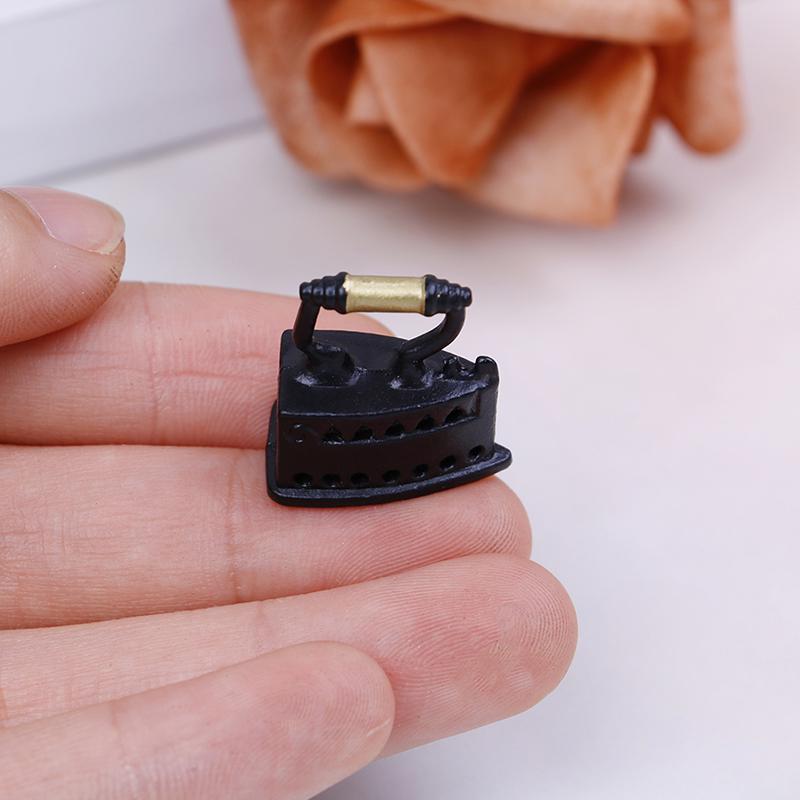 1:12 Dollhouse Miniature Iron With Ironing Board Set Classic Furniture Toys