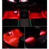 1 a 2/4 Luz de Neón para Coche Luz de Pie LED Retroiluminación Interior Encendedor de Cigarrillos Lámpara de Atmósfera USB Lámpara Decorativa para Coche