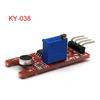 Lydsensormodul Lydkontrollsensor MAX4466 MAX9814 Bryterdeteksjon Vissellydbryter Mikrofonforsterker KY-037