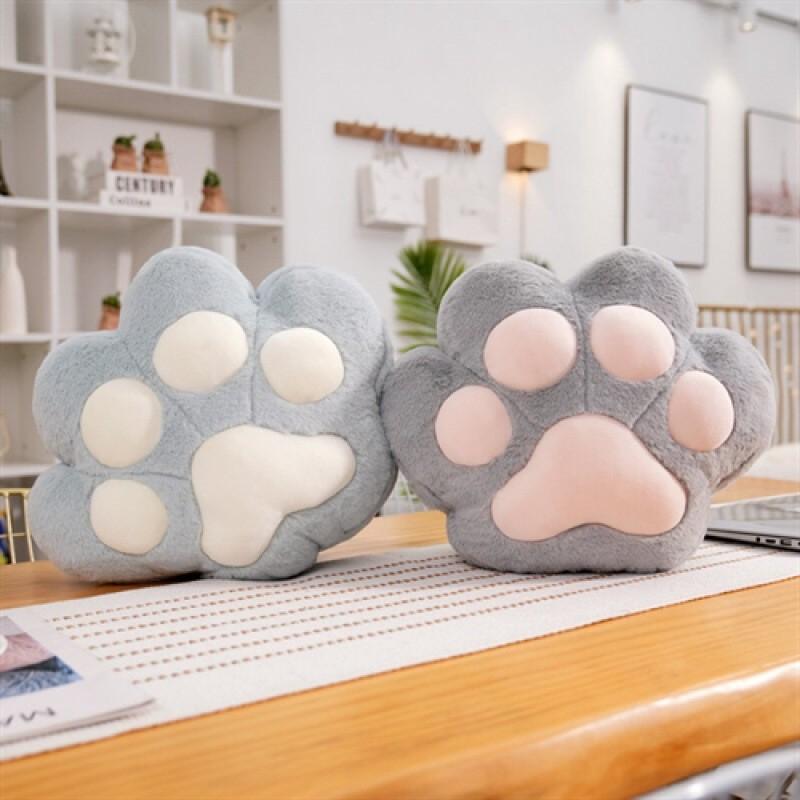 Cute Cat Cartoon Claw Car Throw Pillow Dual Purpose Office Girls Nap Toy Plush