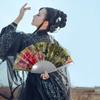 Chinese Style Multiple Styles Ornament Plastic Dance Party Show Gift Cloth Art Craft Portable 6 Colors