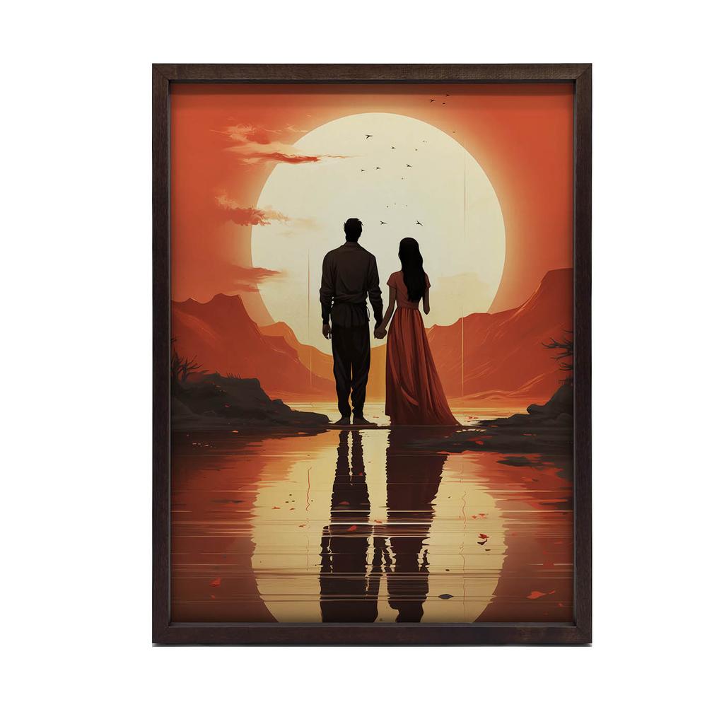 A Moment Together A Moment Together, 70X100 Cm, Unframed, Premium Canvas On Stretcher