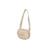 Shiny Basic Fabric Camera Shoulder Bag Women Bags Cream 078114-02