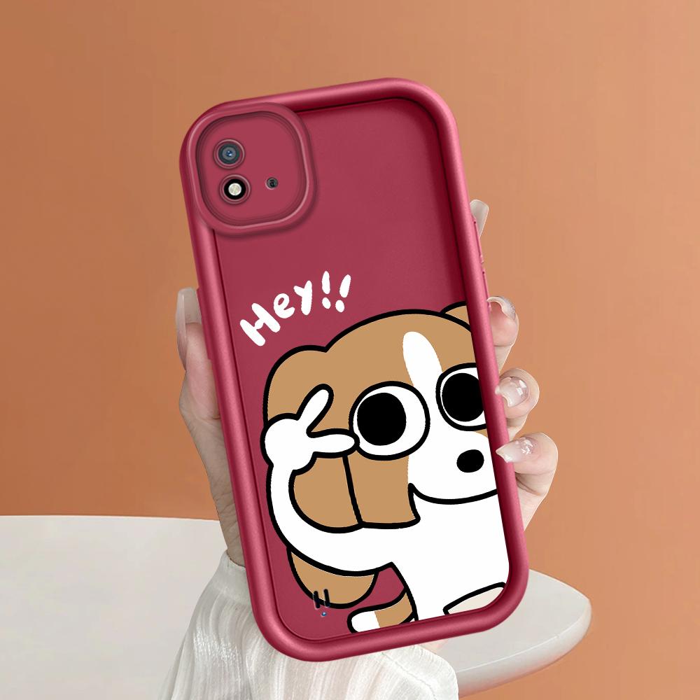 Miękki silikonowy kwadratowy wzór drabinkowy Obudowa telefonu Pełna obudowa aparatu Odporna na wstrząsy gumowa obudowa do OPPO Realme