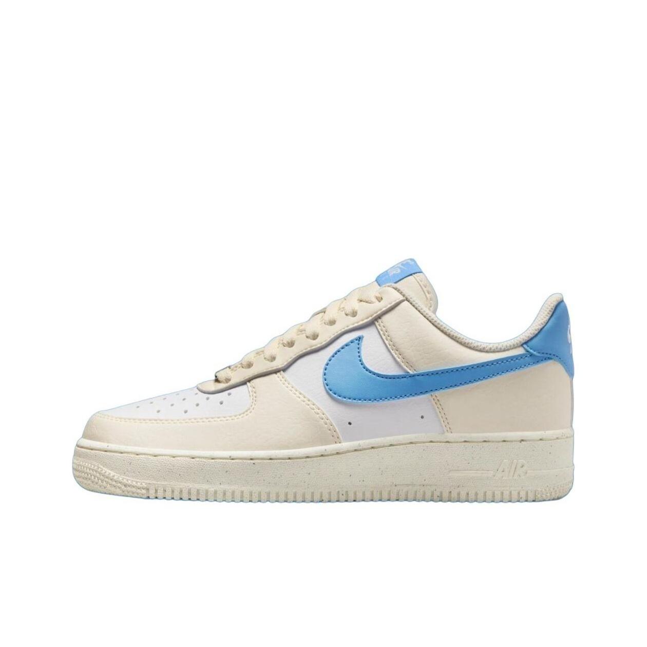

Nike Air Force 1 07 Next Nature Pale Ivory University Blue Women Sneakers Cream Sail DC9486-110 42