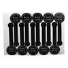 200Pcs Hand Made Long Adhesive Cake Packaging Sealing Label Baking Kraft Sticker